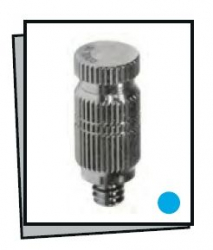 TCN 10/24" Ugello nebulizzazione ripulibile in acciaio noxide + inox con valvola antigoccia - Misura 0.2  - Kit n.10 pezzi  